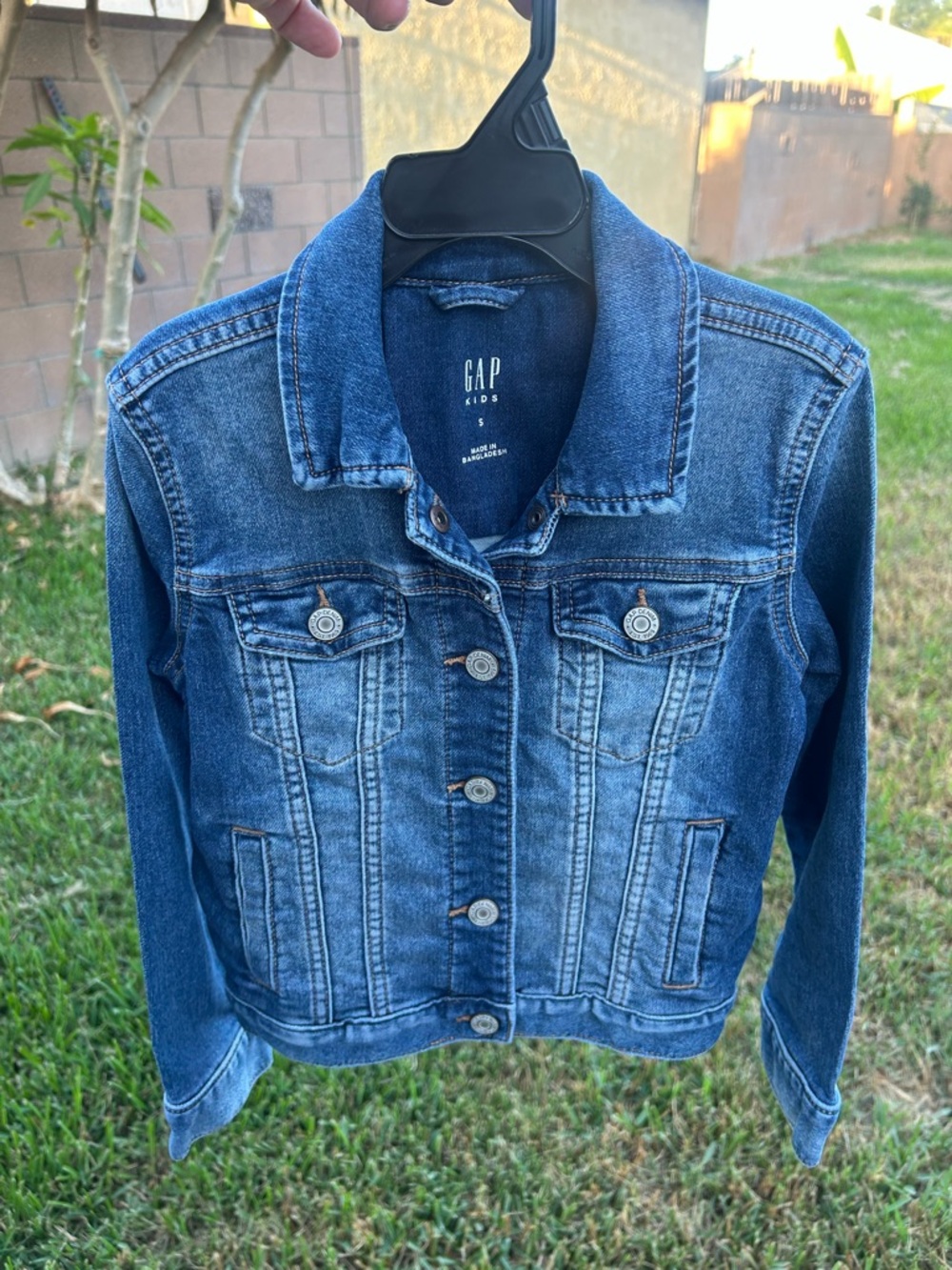 GAP Kids Blue Denim Jacket - Button Front